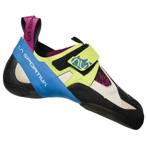 �X�|���e�B�o �X�N���} �N���C�~���O�V���[�Y ���f�B�[�X �i Apple Green / Cobalt Blue �j | LA SPORTIVA Skwama Women Climbing Shoes [t]