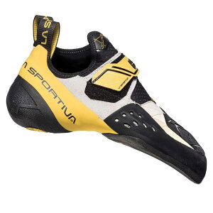 �X�|���e�B�o �\�����[�V���� �N���C�~���O�V���[�Y �i White / Yellow �j | LA SPORTIVA Solution Climbing Shoes [t]