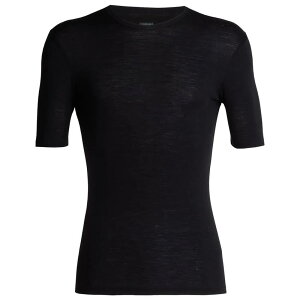 �A�C�X�u���[�J�[ 175 �G�u���f�C �N���[ �����m �V���[�g �X���[�u �x�[�X ���C���[ �i Black �j | ICEBREAKER 175 Everyday Crew Merino Short sleeve base layer [t]