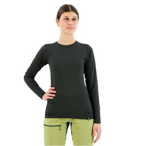 zOtX i` uh ebN O X[u x[X C[ fB[X i True Black j | HAGLOFS Natural Blend Tech Long sleeve base layer Women [t]