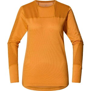 zOtX i` uh ebN O X[u x[X C[ fB[X i Desert Yellow / Golden Brown j | HAGLOFS Natural Blend Tech Long sleeve base layer Women [t]