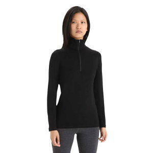 �A�C�X�u���[�J�[ �����m 260 �e�b�N �����O �X���[�u �x�[�X ���C���[ ���f�B�[�X �i Black �j | ICEBREAKER Merino 260 Tech Long sleeve base layer Women [t]