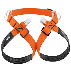 yc X[p[A@eB n[lX i Orange / Black j | PETZL Superavanti Harness [t]