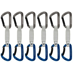 �}���[�g ���[�N�z�[�X �L�[���b�N �N�C�b�N�h���[ 6�Z�b�g �i Grey / Blue �j | MAMMUT Workhorse Keylock quickdraw 6 piece set [t]