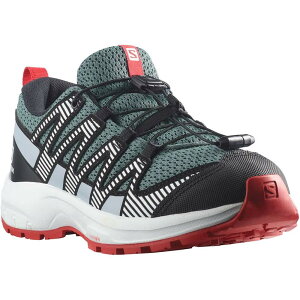 �T������ XA �v�� V8 �W���j�A �n�C�L���O �V���[�Y �i StormyWeather/ZenBlue/GojiBerry �j | SALOMON XA Pro v8 Junior hiking shoes [t]