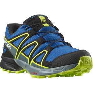 T Xs[hNX CSWP WjA nCLO V[Y i NauticalBlue/Black/AcidLime j | SALOMON Speedcross CSWP Junior hiking shoes [t]
