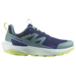 �T������ �G���N�T�[ �A�N�e�B�u �S�A�e�b�N�X �n�C�L���O �V���[�Y �i MaritimeBlue/Trooper/SharpGreen �j | SALOMON Elixir Activ gore-tex hiking shoes [t]