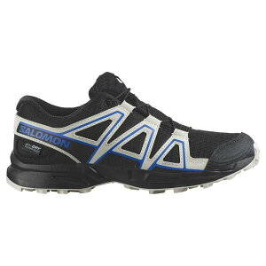 T Xs[hNX WP WjA nCLO V[Y i Black/VanillaIce/FrenchBlue j | SALOMON Speedcross WP Junior hiking shoes [t]