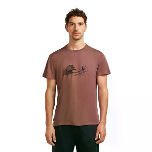 ICEBREAKER Merino Core Canoe Companions ����T�V���c �i Carob �j [t]