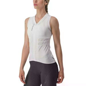 �J�X�e�� �A�j�} 4 �m�[�X���[�u �W���[�W ���f�B�[�X �i Ivory/LightBlack �j | CASTELLI Anima 4 sleeveless jersey Woman [t]