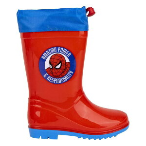 Z_ O[v XpC_[} WjA Cu[c i Red j | CERDA GROUP Spiderman Junior Rain Boots [t]