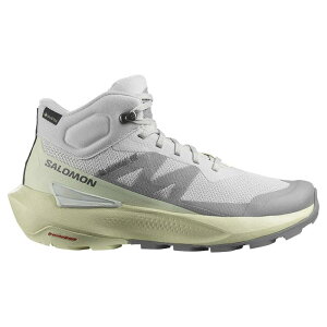 T GNT[ ANeBu ~bh SAebNX fB[X nCLO V[Y i GlacierGray/AloeWash/Magnet j | SALOMON Elixir Activ Mid Goretex Women hiking shoes [t]