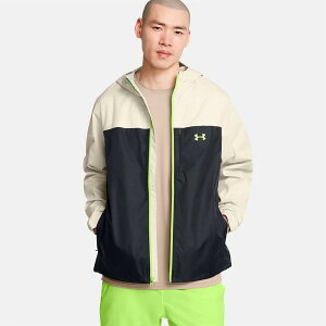 A_[A[}[ NEhXgCN J[ubN VF WPbg i Summit White / Black / Morph Green j | UNDER ARMOUR Cloudstrike Colorblock Shell jacket [t]