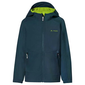 �t�@�E�f �����_�l IV �\�t�g�V�F�� �W���j�A �W���P�b�g �i DarkSea/Green �j | VAUDE Rondane IV Softshell Junior Jacket [t]