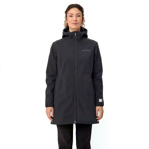 �t�@�E�f ���G�i �\�t�g�V�F�� �t�[�f�B ���f�B�[�X �i PhantomBlack �j | VAUDE Moena Softshell Hoodie Women's [t]