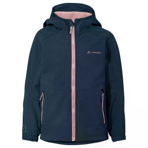 �t�@�E�f �����_�l IV �\�t�g�V�F�� �W���j�A �W���P�b�g �i DarkSea/Rose �j | VAUDE Rondane IV Softshell Junior Jacket [t]