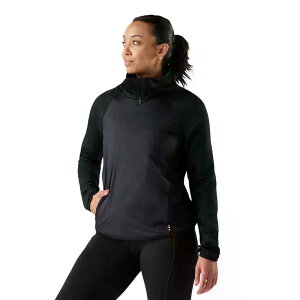 �X�}�[�g�E�[�� �X�}�[�g���t�g �n�[�t�W�b�v �X�E�F�b�g�V���c �E�[�}�� �i Black �j | SMARTWOOL Smartloft half zip sweatshirt woman [t]