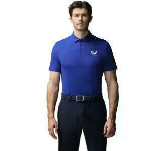 CASTORE GOLF Essential �����|���V���c �i AzureBlue/White �j [t]
