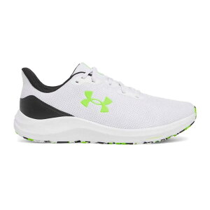 A_[A[}[ `[Wh pV[g 4 jO V[Y i White/Black/HyperGreen j | UNDER ARMOUR Charged Pursuit 4 running shoes [t]