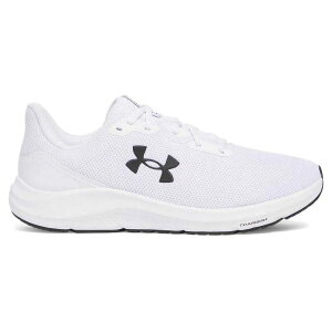 A_[A[}[ `[Wh pV[g 4 jO V[Y i White/White/Black j | UNDER ARMOUR Charged Pursuit 4 running shoes [t]