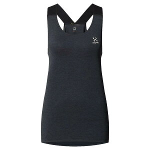 �z�O���t�X ���b�W �X���[�u���X �e�B�[�V���c ���f�B�[�X �i True Black �j | HAGLOFS Ridge sleeveless T-shirt Women [t]