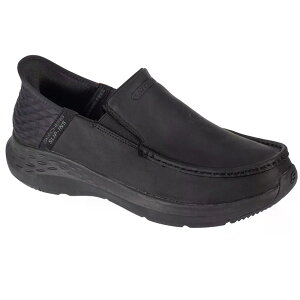�X�P�b�`���[�Y �p�[�\�� �I�Y�E�B�� �X���b�|�� �X�j�[�J�[ �i Black �j | SKECHERS Parson Oswin Slip-On Sneakers [t]