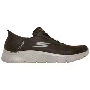 �X�P�b�`���[�Y �S�[�E�H�[�N �t���b�N�X �X���b�|�� �X�j�[�J�[ �i BrownLeather �j | SKECHERS GOwalk Flex Slip-On Sneakers [t]