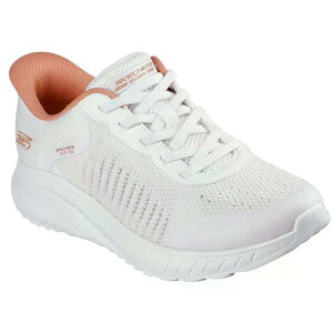 �X�P�b�`���[�Y �{�u�X �X�N���b�h �J�I�X �u���[�W�[ �A���[ �X�j�[�J�[ ���f�B�[�X �i WhiteEngineeredKnit �j | SKECHERS BOBS Squad Chaos Breezy Hour Sneakers Woman [t]