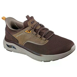 �X�P�b�`���[�Y �A�[�` �t�B�b�g �N���b�T�[ �`���[�[�� �X�j�[�J�[ �i BrownKnittedMesh/Synthetic �j | SKECHERS Arch Fit Crosser Chozen Sneakers [t]