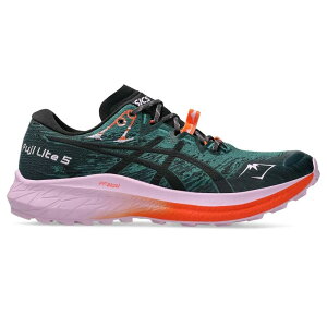 AVbNX tWCg 5 E[} gC jO V[Y i Rainy Lake / Black j | ASICS Fuji Lite 5 Women trail running shoes [t]