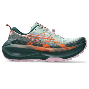 AVbNX gu[R }bNX 4 E[} gC jO V[Y i Cold Moss / Nova Orange j | ASICS Trabuco Max 4 Women trail running shoes [t]