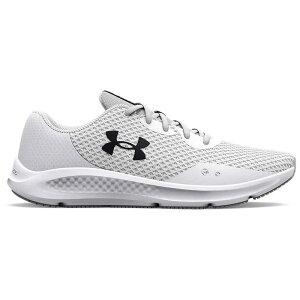A_[A[}[ `[Wh pV[g 3 jOV[Y fB[X i White/HaloGray/Black j | UNDER ARMOUR Charged Pursuit 3 running shoes Women [t]