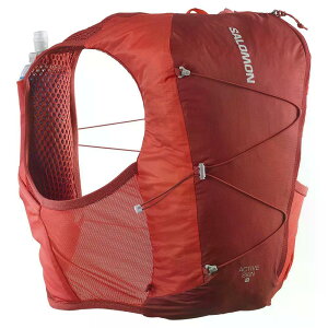 �T������ �A�N�e�B�u �X�L�� 8L �Z�b�g �n�C�h���[�V�����x�X�g �i RedDahlia/HighRiskRed �j | SALOMON Active Skin 8L Set Hydration Vest [t]