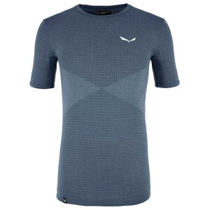 �T���� �[�u�� ���X�|���V�u �V���[�g �X���[�u T�V���c �i Dark Denim �j | SALEWA Zebru Responsive short sleeve T-shirt [t]