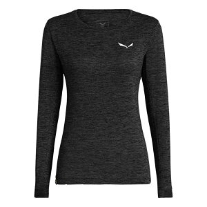 �T���� �v�G�Y �������W�F �h���C�g�� �����O �X���[�u T�V���c�@���f�B�[�X �i Black Out Melange �j | SALEWA Puez Melange Dryton long sleeve T-shirt [t]