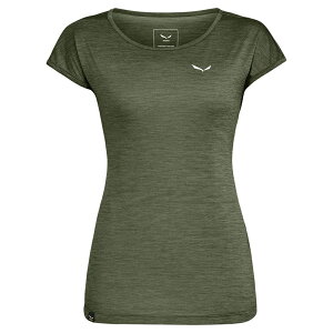 �T���� �v�G�Y �������W�F �h���C�g�� �V���[�g �X���[�u T�V���c�@���f�B�[�X �i Dark Olive Melange �j | SALEWA Puez Melange Dryton short sleeve T-shirt [t]