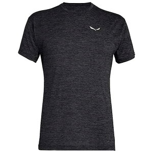 �T���� �v�G�Y �������W�F �h���C�g�� �V���[�g �X���[�u T�V���c �i Black Out Melange �j | SALEWA Puez Melange Dryton short sleeve T-shirt [t]