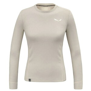 �T���� �v�G�Y �h���C �����O �X���[�u T�V���c�@���f�B�[�X �i Oatmeal �j | SALEWA Puez Dry long sleeve T-shirt [t]