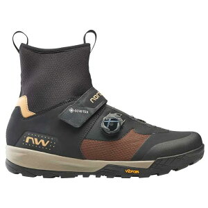 �m�[�X�E�F�[�u �L���O���b�N �v���X �S�A�e�b�N�X MTB �V���[�Y �i Black/Brown �j | NORTHWAVE Kingrock Plus gore-tex MTB Shoes [t]