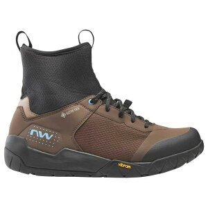 �m�[�X�E�F�[�u �}���`�N���X �~�b�h �S�A�e�b�N�X MTB �V���[�Y �i Black/Brown �j | NORTHWAVE Multicross Mid gore-tex MTB Shoes [t]