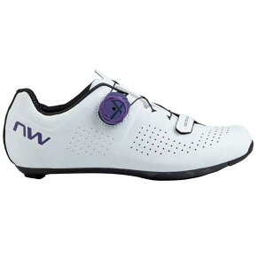�m�[�X�E�F�[�u �X�g�[�� �J�[�{�� ���[�h �V���[�Y �i White/Purple �j | NORTHWAVE Storm Carbon Road Shoes [t]