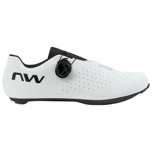 �m�[�X�E�F�[�u �\�j�b�N �v���X ���C�h ���[�h �V���[�Y �i White/Black �j | NORTHWAVE Sonic Plus Wide Road Shoes [t]