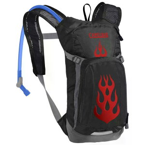 �L�������o�b�N �~�j �~���[�� �n�C�h���[�V�����o�b�N�p�b�N 1.5L �i Black/Flames �j | CAMELBAK Mini Mule hydration backpack 1.5L [t]
