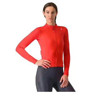 �J�X�e�� �G�X�v���b�\ �T�[�}�� �����O�X���[�u �W���[�W �i Black/Hibiscus �j | CASTELLI Espresso Thermal long sleeve jersey [t]