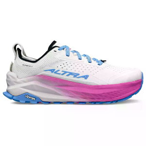 �A���g�� �I�����p�X 6 �g���C�������j���O�V���[�Y �E�[�}�� �i White/Blue �j | ALTRA Olympus 6 trail running shoes Woman [t]
