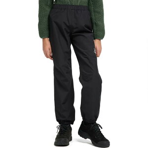 �z�O���t�X �~�� �p���c �L�b�Y �i True Black �j | HAGLOFS Mila Pants Kids [t]