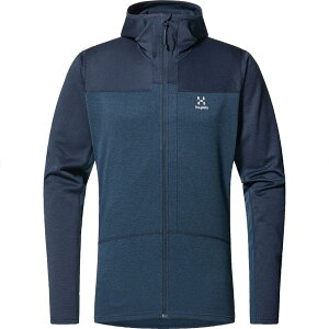 �z�O���t�X ���b�N �t���b�V�� �~�b�h �t�� �W�b�v �X�E�F�b�g�V���c �i Tarn Blue �j | HAGLOFS Roc Flash Mid full zip sweatshirt [t]