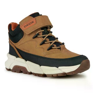 �W�F�I�b�N�X �t���N�V�p�[ �v���X AB �A���N���u�[�c �W���j�A �i DarkYellow/Black �j | GEOX Flexyper Plus AB Ankle Boots Junior [t]