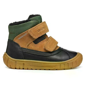 �W�F�I�b�N�X �I�}�[ �E�H�[�^�[�v���[�t �x�r�[ �u�[�c �{�[�C�Y �i Black/DarkBeige �j | GEOX Omar Waterproof Baby Boots Boys [t]