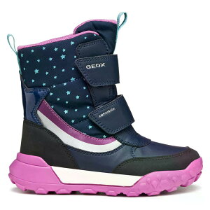 �W�F�I�b�N�X �g���b�L�A�b�v ABX �u�[�c �K�[���Y �i Navy/Purple �j | GEOX Trekkyup ABX Boots Girls [t]